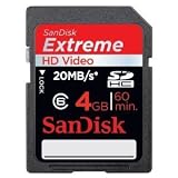 SanDisk Extreme III 4 GB Class 6 SDHC Flash Memory Card SDSDRX3-4096-A21
