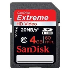 SanDisk Extreme III 4 GB Class 6 SDHC Flash Memory Card SDSDRX3-4096-A21 by 