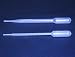 C&A Scientific Plastic Transfer Pipet, Graduated to 1ml, .25 Divisions, 500/Box