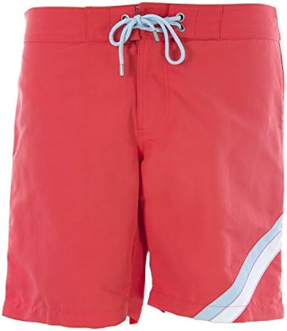 Olasul Men's 8" Classic Boardshort, Red, 32 US