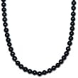4mm Black Onyx Long Bead Necklace, 50"