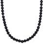4mm Black Onyx Long Bead Necklace, 50"