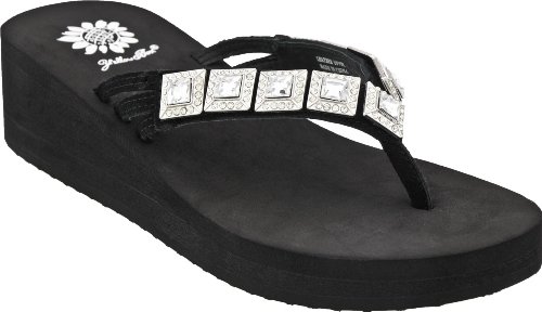 Yellow Box Women's Black Clear Macy 8 B(M) US Picture