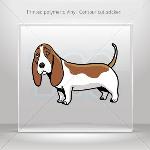 Decal Stickers Dog Dachshund Decoration Motorbike Bicycle Vehicle ATV car Lap (10 X 7.13 In)