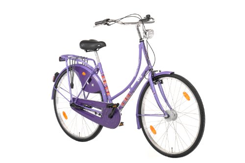 Ruhrwerk  Fahrrad Nostalgierad 3-Gang R&uuml;cktrittbremsnaben und Nabendynamo, lavendel, Rahmenh&ouml;he: 50 cm, Reifengr&ouml;&szlig;e: 28 Zoll (71.12 cm), 21000-1000240