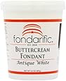 Fondarific Buttercream Antique White Fondant, 2-Pounds