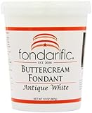 Fondarific Buttercream Antique White Fondant, 2-Pounds