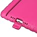 LEFON Kids Case for iPad mini Shockproof Convertible Handle Light Weight Super Protective Stand Cover Case for Apple iPad mini 3rd Gen/Mini 2 / Mini 1 (Rosy)