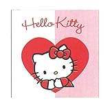 Sanrio - 20 Serviettes en papier - Hello Kitty Coeur.