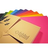 Origami Paper 100 sheet Pantone gift set - Contemporary Colour Collectionby Folded Square Origami