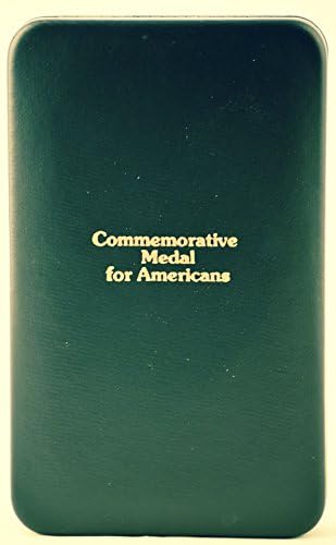 Arrow - Medal Presentation Box - Black - "Commemorative Medal for Americans" Printed on Top - New -