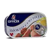 Officer Smoked Cod Liver - Foie de Morue Fume 4.26 oz