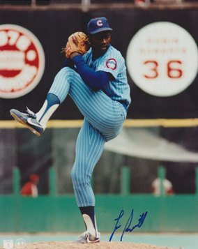 Lee Smith Autographed Chicago Cubs 8x10 Photo