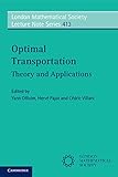 Optimal transport : theory and applications