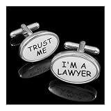 41FSwdsEB5L. SL160  NEW TRUST ME IM A LAWYER CUFFLINKS
