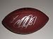 Detroit Lions Calvin Johnson Autographed NFL Wilson Composite Football with "Megatron" Nickname Inscription, Georgia Tech Yellow Jackets, Proof Photo of Calvin Signing for Us.