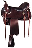 Big Horn Equifit Flexible Tree FQHB Saddle with Dropped Three-Way Rigging - 16" Seat