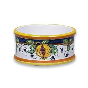 Handmade Melograno Wine Bottle Coaster From Italy by Umbria Melograno