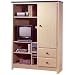 Natural Maple and Antique Blue Bedroom Organizer