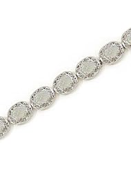 14kt Yellow Gold Oval Citrine Bracelet.