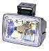 Pilot Performance Lighting   HB-500C He-Beam 4-11/16x 3-3/8 Square Fog Light Kit, Clear