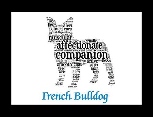 French Bulldog Dog Personalize Wall Art Print Amazing Gift for Dog Owners | Custom Present for Furbaby Parent | Giftwrap Included