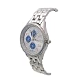 Geneva Platinum Chronograph Style Mens Watch - 8.5"
