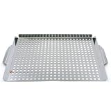 Outset QS71 Stainless Steel Large 17 x 11 Grill Grid with Handles