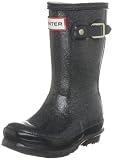 Hunter Orig Glitter Kids Navy Wellington Boot W24183 1 UK