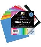 Adhesive Back Mat Stack 6''X6'' Brights