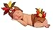 CX-Queen® Photography Prop Baby Infant Costume Turkey Crochet Knitted Hat Diaper