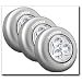 Sylvania Dot-It Self-Adhesive Bright White LED Light, Silver, 3-PACK