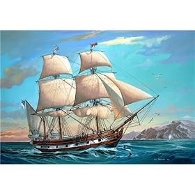 HMS Beagle Darwins Ship 1-96 Plastic Ship Model Kit by Revell Germany