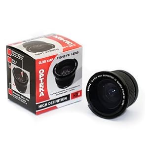 Opteka .35x Hd Super Wide Angle Panoramic Macro Fisheye Lens