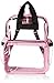 DALIX Small Clear Backpack Bag in Pink