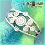 14K .35 CTW Bezel Set Diamond Right Hand Ring