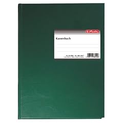 Herlitz 882407 Kassenbuch A4 96 Blatt gebunden und doppelseitig bedruckt
