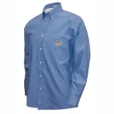 NISOA Blue Mens Dress Shirt
