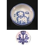 Bowl 4 inches, Gourmet Blue Herb Pattern