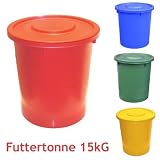 Futtertonne 15kg - Farbe: Rot