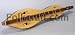 FolkRoots Black Walnut Hourglass Dulcimer With Sitka Spruce Soundboard And "F" Heart Tone Holes