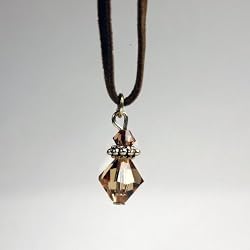 Swarovski Crystal Pendant - Christi Style 1 Brown