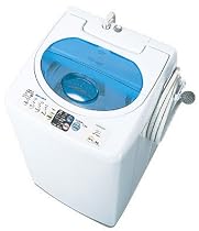 HITACHI お湯取2ステップウォッシュ 全自動洗濯機 クリアブルー NW-500EX-A