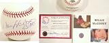 Willie McCovey Autographed MLB Baseball with 521 HR Inscription