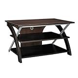 IMAGE OF Haropa 36 Espresso Laminate TV Stand ( Espresso) HPO36ES