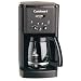 Cuisinart DCC-1200BW Brew Central 12-Cup Programmable Coffeemaker, Matte Black Metals