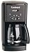 Cuisinart DCC-1200BW Brew Central 12-Cup Programmable Coffeemaker, Matte Black Metals