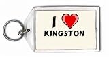 I Love Kingston Keychain Image
