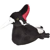 Ivory Billed Woodpecker - Audubon Plush Bird (Authentic Bird Sound)
