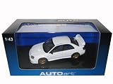 2003 Subaru Impreza WRX STi New Age 1 43 Autoart White Diecast Car Model
